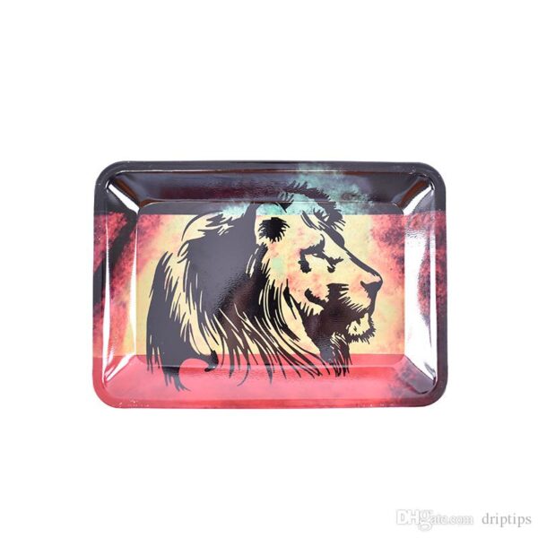 Tobacco Metal Rolling Trays Assorted Prints