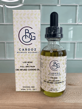 CBG Cardoz, CBD infused cooking oil