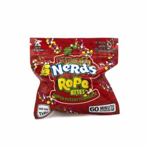 Delta 8 nerd rope bites thc infused candy edibles