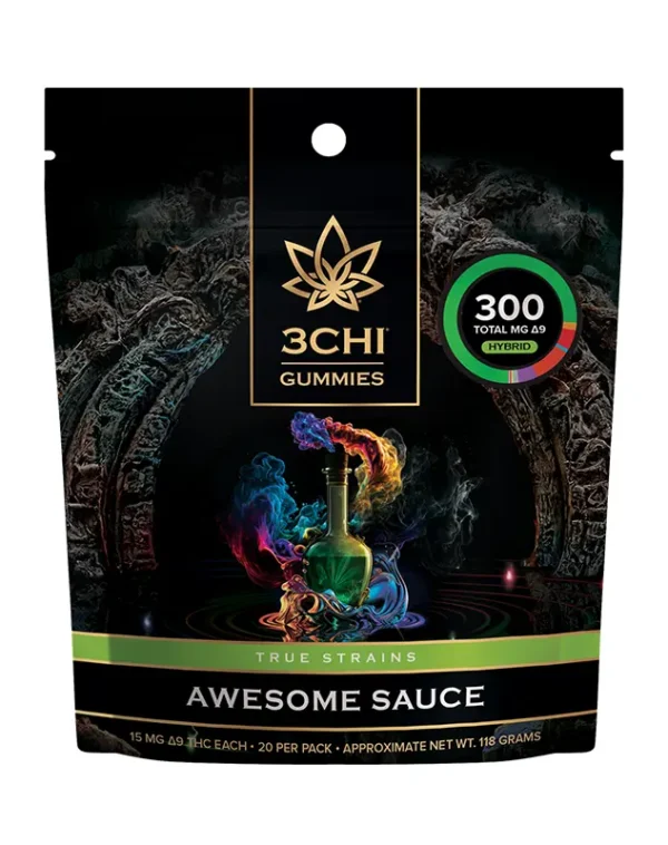 Awesome Sauce True Strains Gummies 3 chi