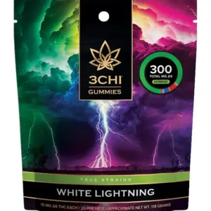 White Lightning - True Strains Gummies - 3 Chi