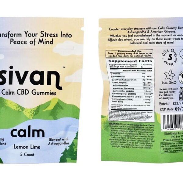 Sivan - CBD/THC 5 Count Gummy Packs