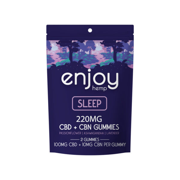 Enjoy Sleep CBD and CBN Gummies 2 pack available at Scarlet Reserve