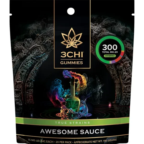 Awesome Sauce True Strains Gummies 3 chi