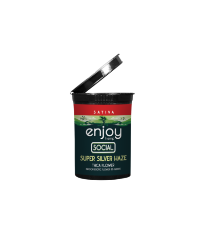 Super Silver Haze Enjoy Hemp THCa Flower available at Scarlet Reserve