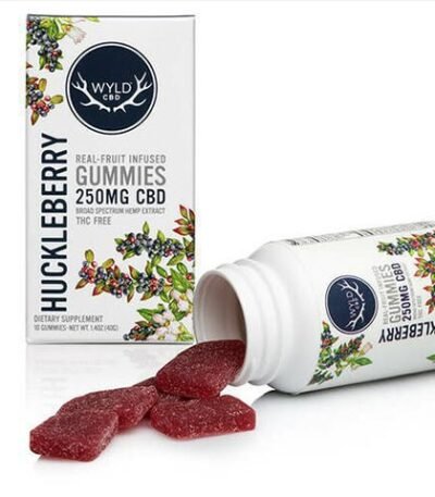 WYLD CBD Gummies Huckleberry and Raspberry