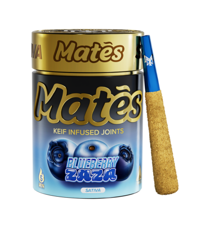 Muha-Meds-Blueberry-Zaza-(Sativa)-5-Pre-Rolls-(3-Grams)