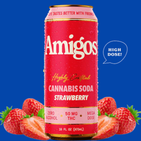 Amigos Cannabis Soda Strawberry