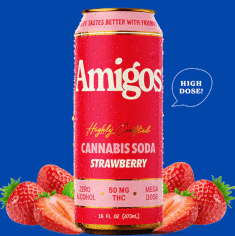 Amigos Cannabis Soda Strawberry