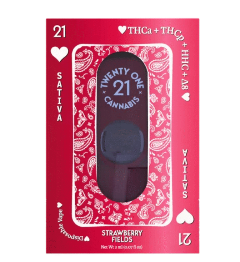 21 Cannabis 2g Disposable Strawberry Fields