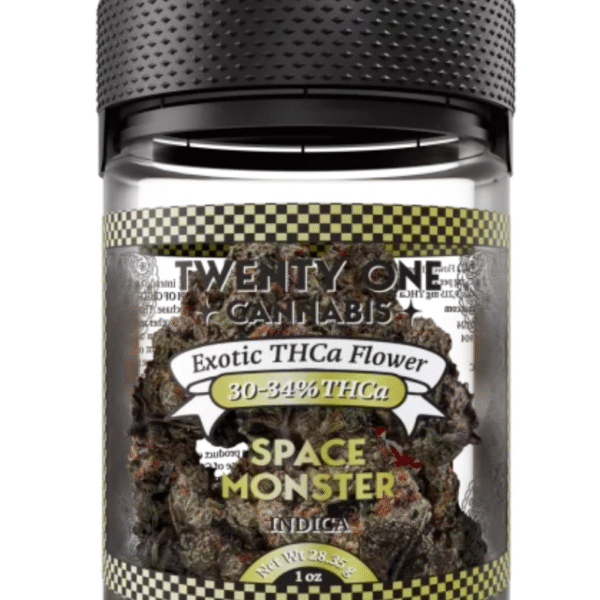 Space Monster 👾✨ 1oz THCa Flower - 21 Cannabis