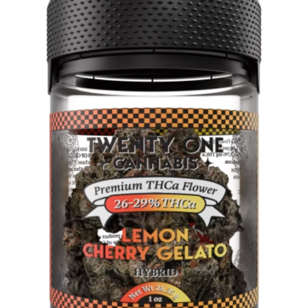 Lemon Cherry Gelato 🍨🍋🍒 1oz THCa Flower - 21 Cannabis