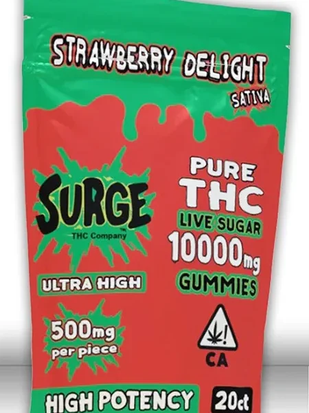 Surge THCa Gummies – 500mg | 20 Count