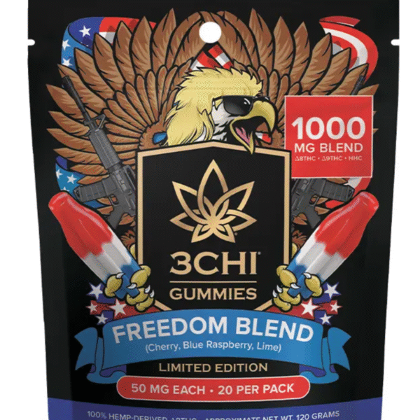 3chi Freedom Blend 🦅🇺🇸 50mg Gummies