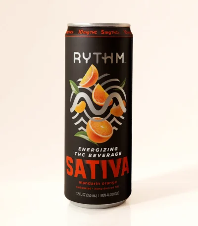 Rythm Sativa Mandarin Orange THC Beverage – 10mg