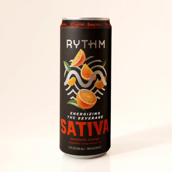 Rythm Sativa Mandarin Orange THC Beverage – 10mg