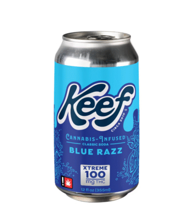 Keef Blue Razz THC Drink