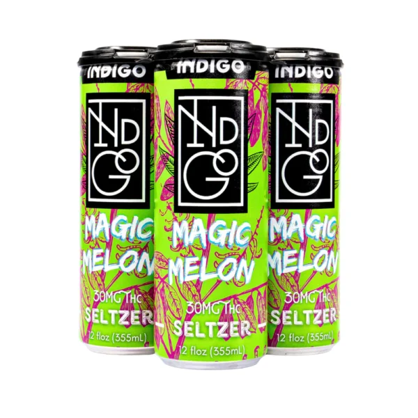 Indigo Magic Melon THC Seltzer – 30mg