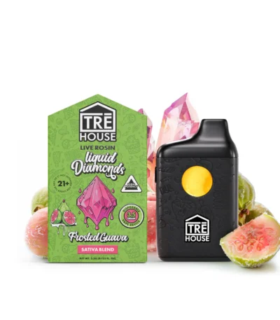 Frosted Guava Sativa Liquid Diamonds Vape Pen