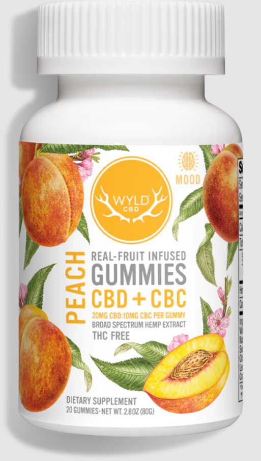 CBD + CBC Peach Gummies