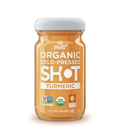AllWellO Cold-Pressed Turmeric Juice Shot