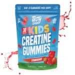 Tasty Gains Kids Creatine Gummies Strawberry available at Scarlet Reserve