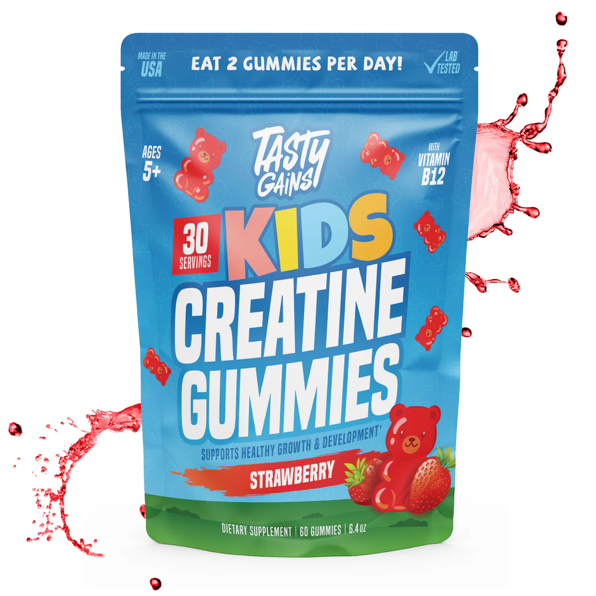 TG_Kids_Creatine_Gummies_Pouch_Infographics_01 Tasty Gains Kids Creatine Gummies Strawberry available at Scarlet Reserve