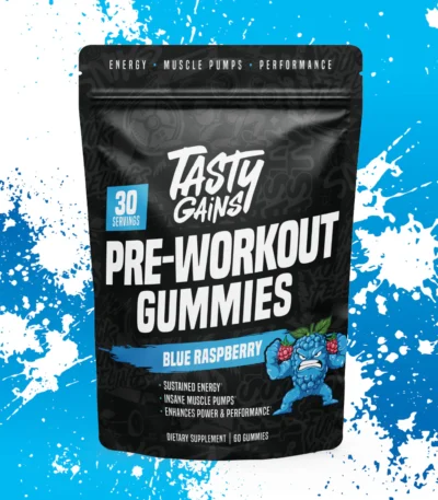 Tasty Gains Pre-Workout Gummies 30 Servings