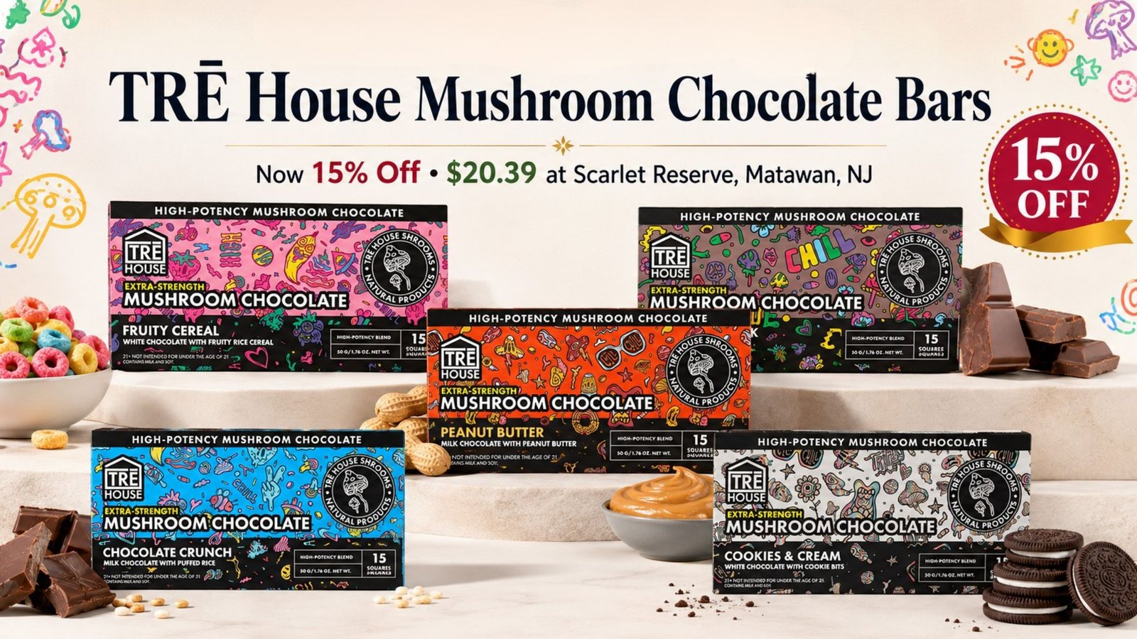 Tre House Mushroom Choclate
