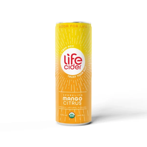 Life Cider ACV Drink – Mango Citrus 🥭🍊