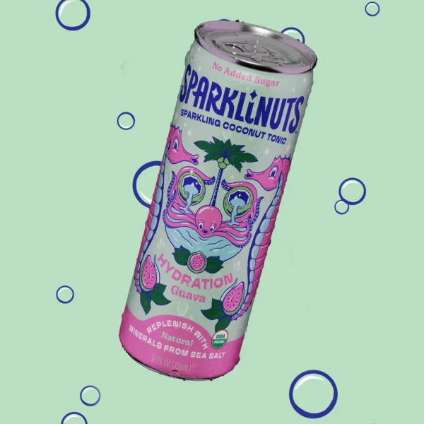 Sparkling Coconut Tonics - Hydration Guava 🍈